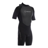 Roupa Neoprene Wailea Curto 3mm Fun Dive Surf Jetski