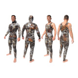 Roupa Onda Sports Neoprene Std Jardineira Camo Stone 3d 5mm