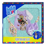 Roupa Para Baby Alive Hasbro Original Pijama Soneca Shine