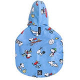 Roupa Para Cães Capa De Chuva Snoopy Aventura Azul