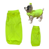 Roupa Para Cães E Gatos - Camiseta Neon Amarelo Egg