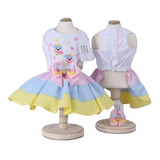Roupa Para Cães Vestido Marshmallow Tamanho G Dudog Vest