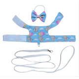 Roupa Peitoral Para Mini Coelho, Coelho Anão + Guia 