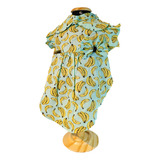 Roupa Pet - Vestido Pet Bananinha