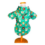 Roupa Pet Blusa Moletom Pelúcia Com Capuz Para Cão E Gato