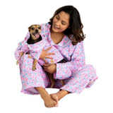 Roupa Pet Favoritepet Camisola Pet Pijama Tutora Kit 3 P M