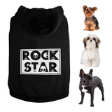 Roupa Pet Inverno Moletom Rock Cachorro