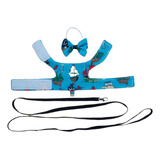 Roupa Pet Peitoral Para Mini Coelho, Coelho Anão + Guia 