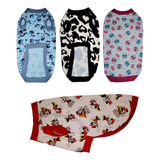 Roupa Pet Pp,p,m,g Camisetas Malha Pijama Imverno Ou Verão