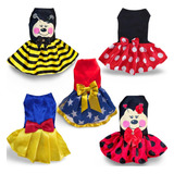 Roupa Pet Roupinha Princesa Vestido Para Cachorro Gato Luxo