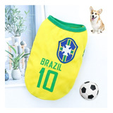 Roupa Pet Seleção Brasil Copa Do Mundo Gato Cachorro Barato