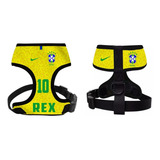 Roupa Pet Seleção Brasil Copa Do Mundo Gato Cachorro Nome
