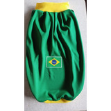 Roupa Pet Seleção Brasil Copa Mundo Cachorro Promoção Tam P