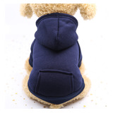 Roupa Pets Moletom Marinho Tamanho Extra Gg (2xl) - Meimei
