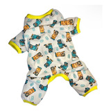 Roupa Pijama Para Cachorro Pet Em Malha