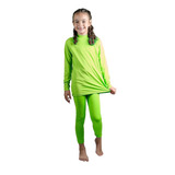 Roupa Segunda Pele Criança Bonito Verde Escuro