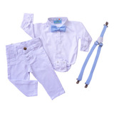 Roupa Social Infantil Bebê Menino Batizado