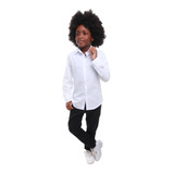 Roupa Social Infantil Menino Camisa Branca