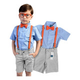 Roupa Temática Do Blippi Infantil Menino Festa Aniversario