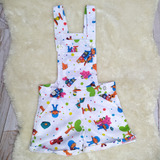 Roupa Temática Personagens Jardineira Menino Baby Macacão