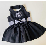 Roupa Vestido Pet Time Futebol Bragantino
