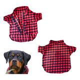 Roupa Xadrez Cachorro Grande Camisa Festa Junina Pet Gg