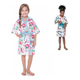 Roupão De Banho Infantil Atoalhado Lepper Menina Estampado