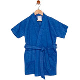 Roupão Infantil Felpudo Seca Rápido Opção Feminino Masculino