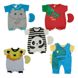 Roupas Roupinhas Para Bebê De Menino Kit Com 5