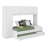 Roupeiro Bicama Multimóveis P/colchão 190x90cm Fg1909 Branco