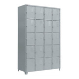 Roupeiro De Aço Locker 20 Portas Pequenas 198x122x40 Ch 26