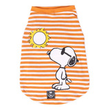 Roupinha Cachorro Regata Snoopy Camiseta Listra Cães Zooz Gg