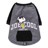 Roupinha Camiseta Cachorro Zooz Snoopy Manga Longa Cães Pp