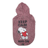 Roupinha Moletom Cães Snoopy Keep Calm