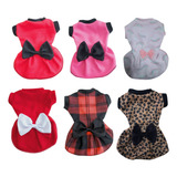 Roupinha Para Cachorro Gato Pet Vestidinho Soft Inverno Tam5