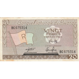 Ruanda, 20 Francos De 1976