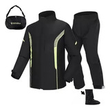 S Capa De Chuva Moto Conjunto Motoqueiro Nylon Emborrachado