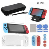 S Estojo 16 Em 1 Com Acessórios Para Nintendo Switch