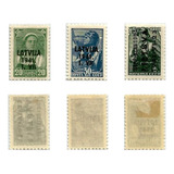 S1371 Alemanha 1941 3º Reich 3 Selos Ocupação Ostland