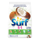 Sabão Em Pó Surf Cuidado De Coco 800g Kit C/9