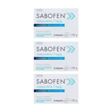 Sabonete Antisséptico Em Barra Kit C/3 Sabofen 100g