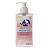 Sabonete Antisséptico Hi Clean 250ml Extrato De Rosas