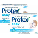 Sabonete Em Barra Protex Baby 85 G - 2 Unidades Wxz