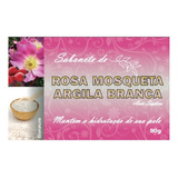 Sabonete Em Barra Rosa Mosqueta + Argila Branca 90g
