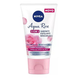Sabonete Esfoliante Facial Aqua Rose 3 Em 1 150ml Nivea
