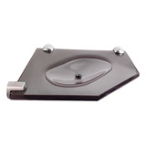 Saboneteira Canto Chanfrada 15x15 Cm - 8mm - Fume