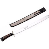 Sabre Gaúcho Cabo Chifre Madeira 16'' Champagne Bainha Pêlos