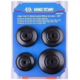 Saca Filtro De Oleo Universal 4pçs 9ae2004 King Tony Jogo