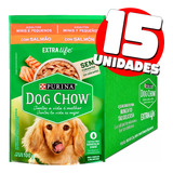 Sache 15un Ração Umida Dog Chow Para Cães Mini E Pequenos