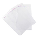 Saco Adesivado Saquinho Plástico Transparente 10x15 C/500un